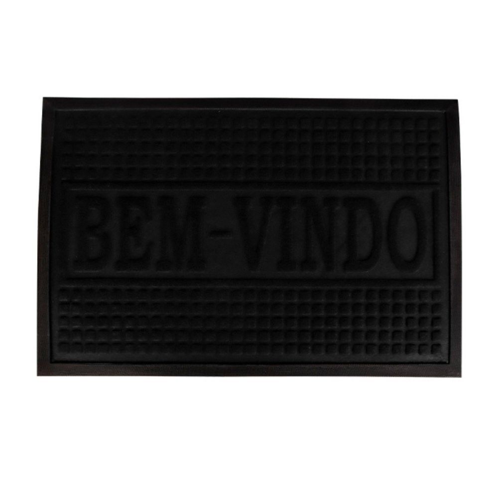 Tapete Retangular Bem Vindo 40x60cm - Sortido