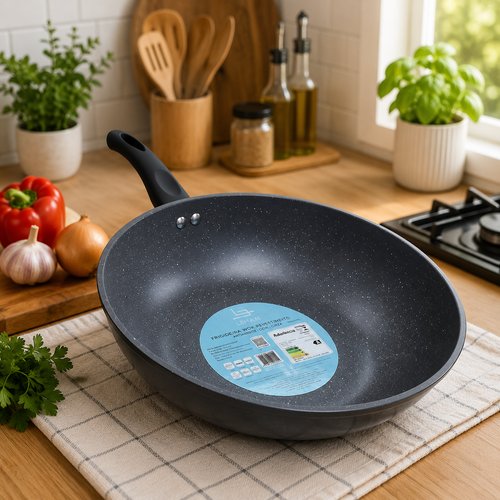 Frigideira Revestida Nanocerâmico 28cm- Preta