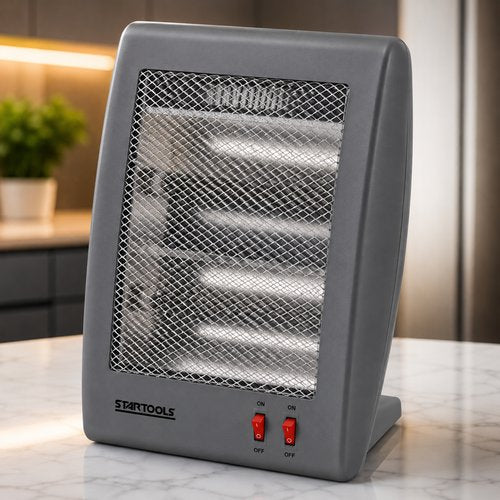 Aquecedor de Ar de Ambiente Quartzo 36cm 220V - Cinza