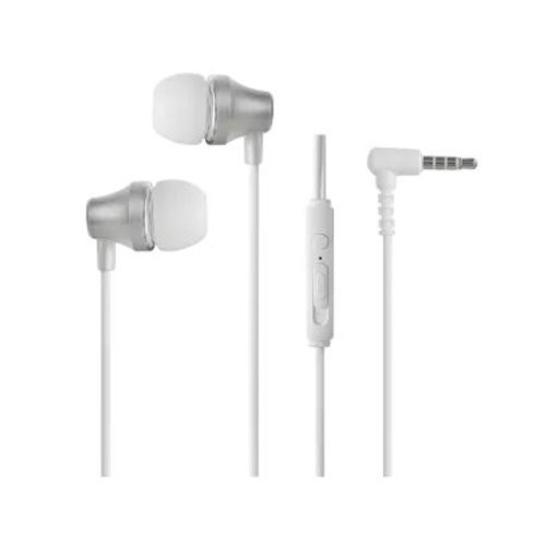Fone de Ouvido com Fio e Estojo Conector P2 - Branca