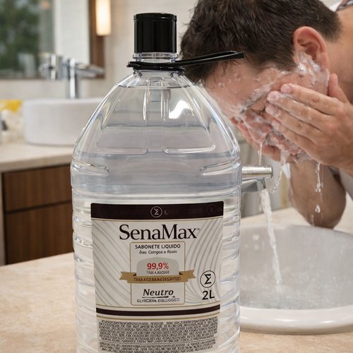Sabonete liquido Antisséptico para mãos, corpo e rosto 2l