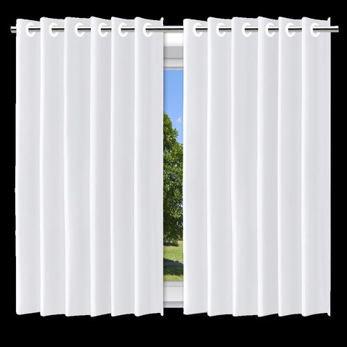 Cortina Blackout Branco c/ ilhos - 200x140cm