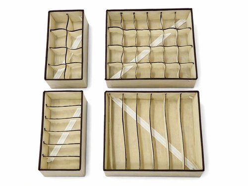 Kit 4 Organizador Para Gavetas - Sortido