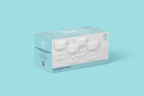 Taça de Sobremesa Versalhes 320 ml – Jogo com 4 peças