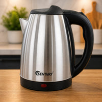 Chaleira Elétrica Century Atacama 1,8L Inox Base Giratória 360 Fervura Rápida Desliga Sozinha Chá Café Cozinha