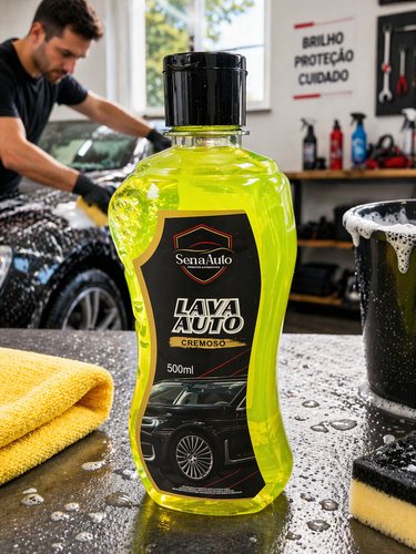 Lava Auto liquido cremoso 500ml - verde