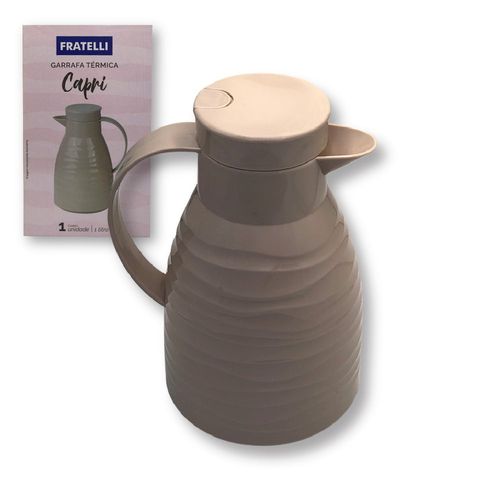 Garrafa Térmica Capri 1 Litro -  Nude