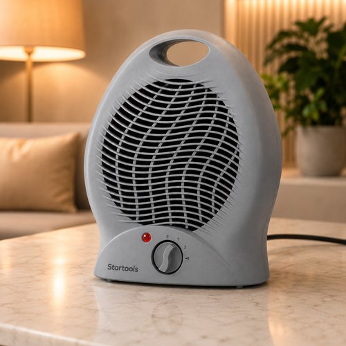 Aquecedor de Ar Elétrico 2000W 220V - Cinza