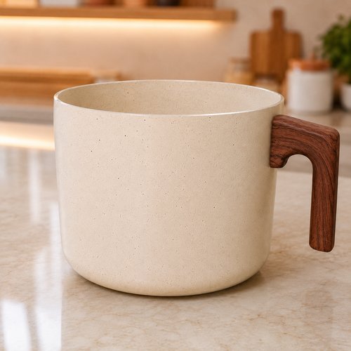 Leiteira Revestimento Nanocerâmico 1,500ml - Creme