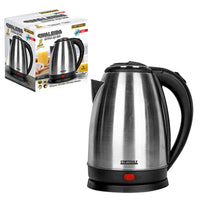 Chaleira Elétrica Inox 2 Litros 1000W Bivolt 127v 220v Base Giratória Desliga Sozinha Água Quente Cozinha