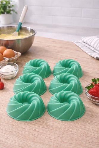 Conjunto de forma silicone 6 peças
