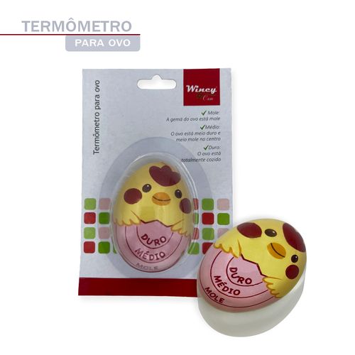 Temporizador Termômetro Timer Egg Mole Médio Duro Ovo Cozido