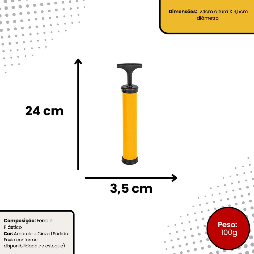 Bomba de Ar - 24cm