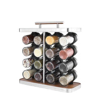 Conjunto 16 Potes de Condimentos Vidro 80ml - Inox