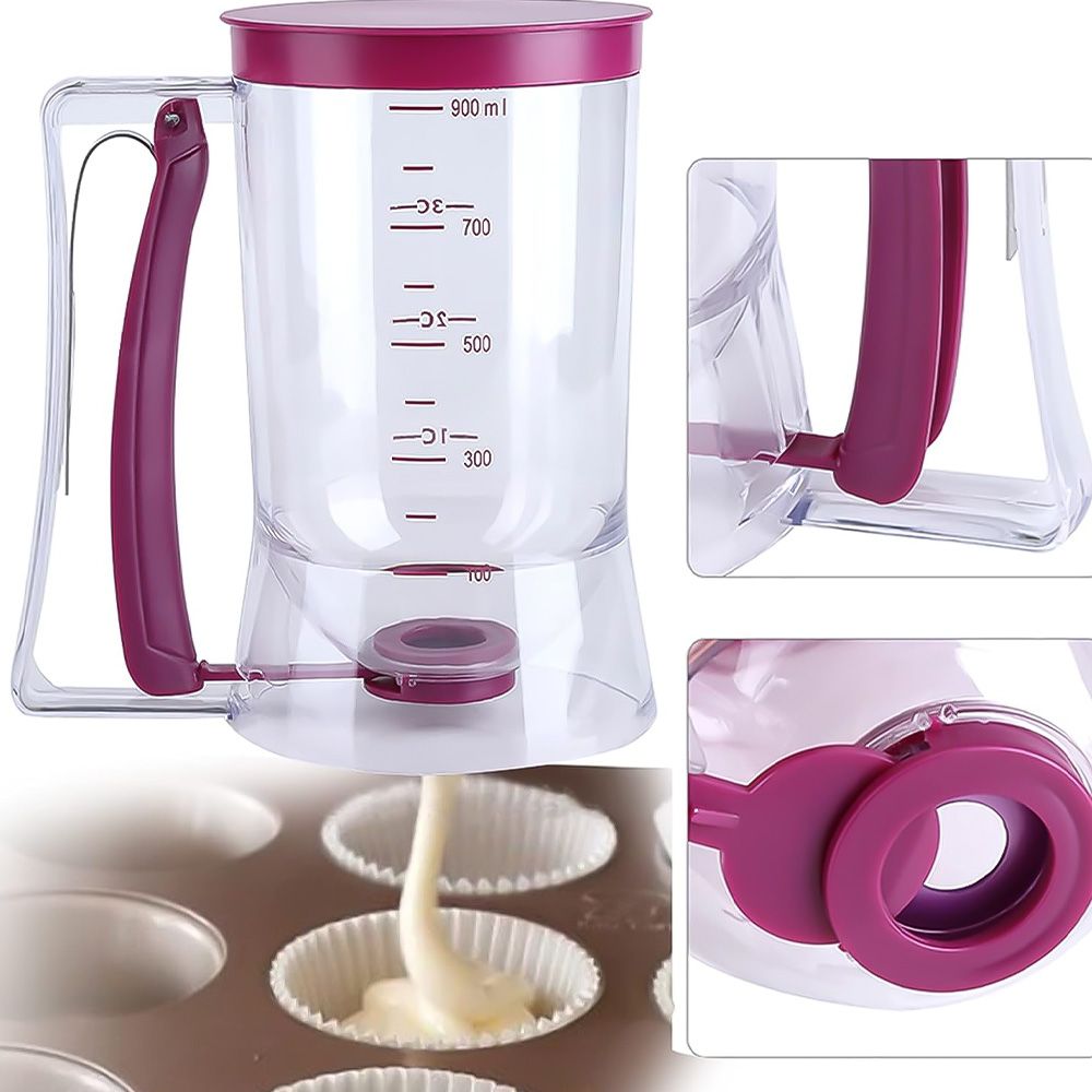 Copo Dispenser de Massas para Cupcakes e Panquecas