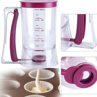 Copo Dispenser de Massas para Cupcakes e Panquecas