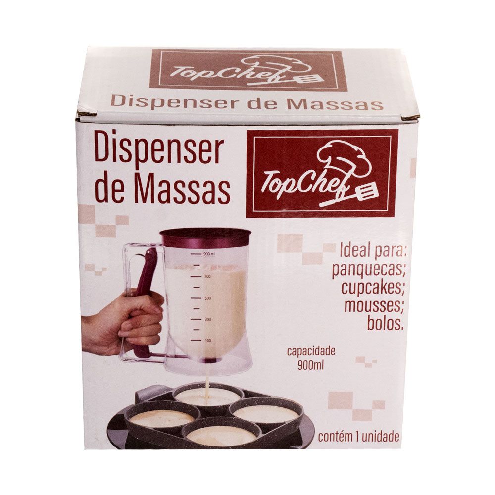 Copo Dispenser de Massas para Cupcakes e Panquecas
