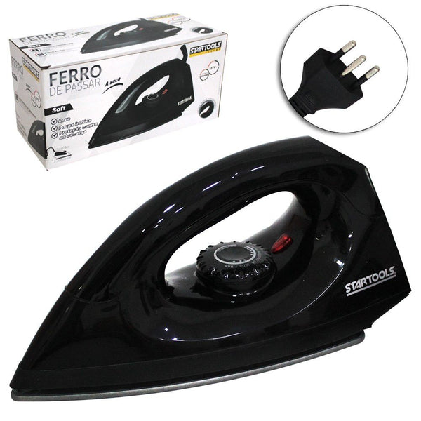Ferro de Passar A Seco Soft 220V - Preta