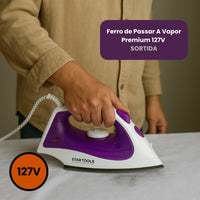Ferro de Passar A Vapor Premium 127V - Sortida