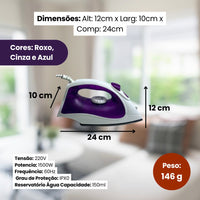 Ferro de Passar A Vapor Premium 220V - Sortida
