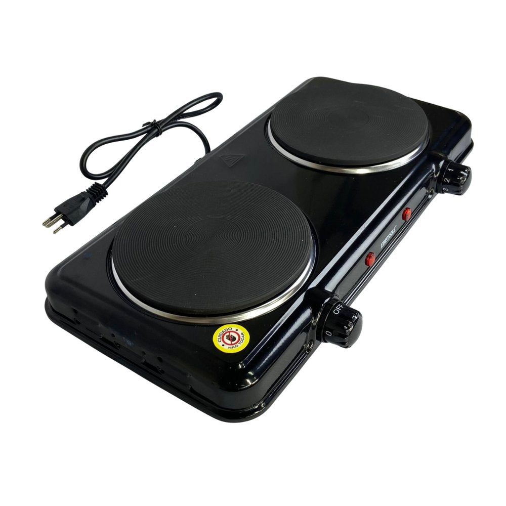 Fogão Elétrico por Indução 2 Boca 220V - Preta
