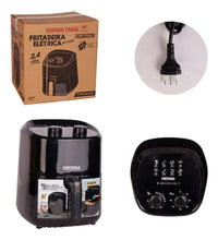 Fritadeira Elétrica Air Fryer 3,4 Litros 1200W 220V Sem Óleo