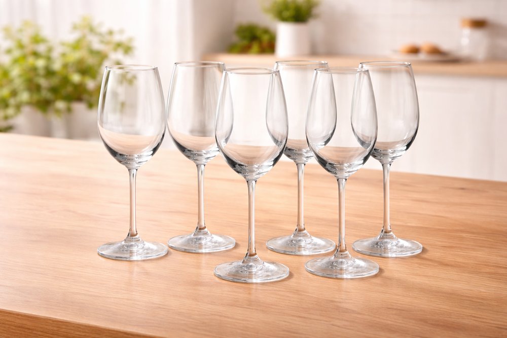 Jogo 6 Taças de Cristal 615ml