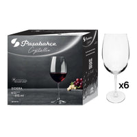 Jogo 6 Taças de Cristal 615ml