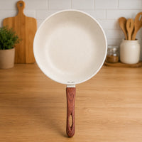 Frigideira Nanocerâmico Granito com Tampa 28cm - Creme