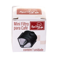 Mini Filtro Coador de Café Portátil Reutilizável Com Suporte Dobrável