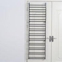 Sapateira Vertical de Parede e Porta para 36 Pares Preta