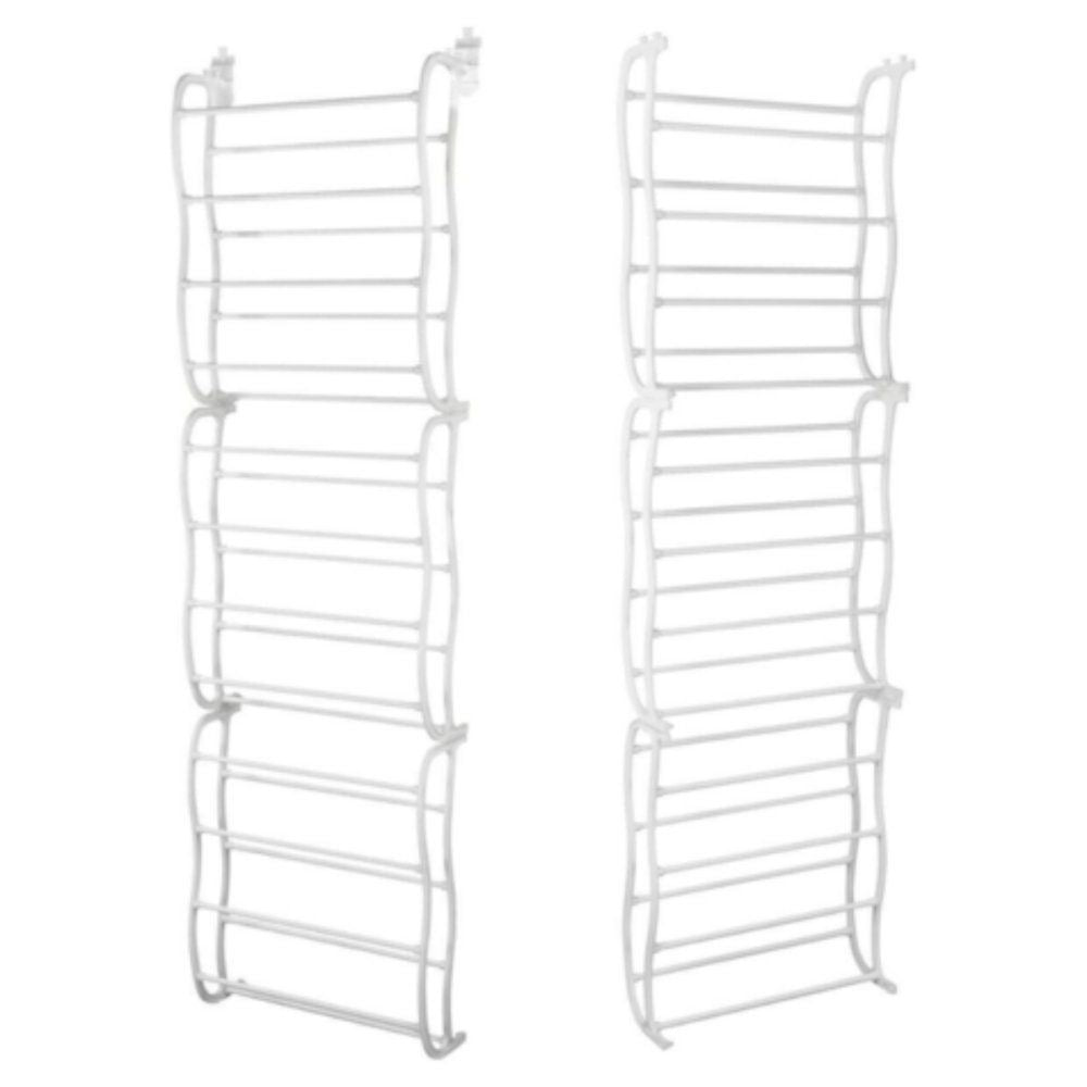 Sapateira Vertical de Parede e Porta para 36 Pares - Branca