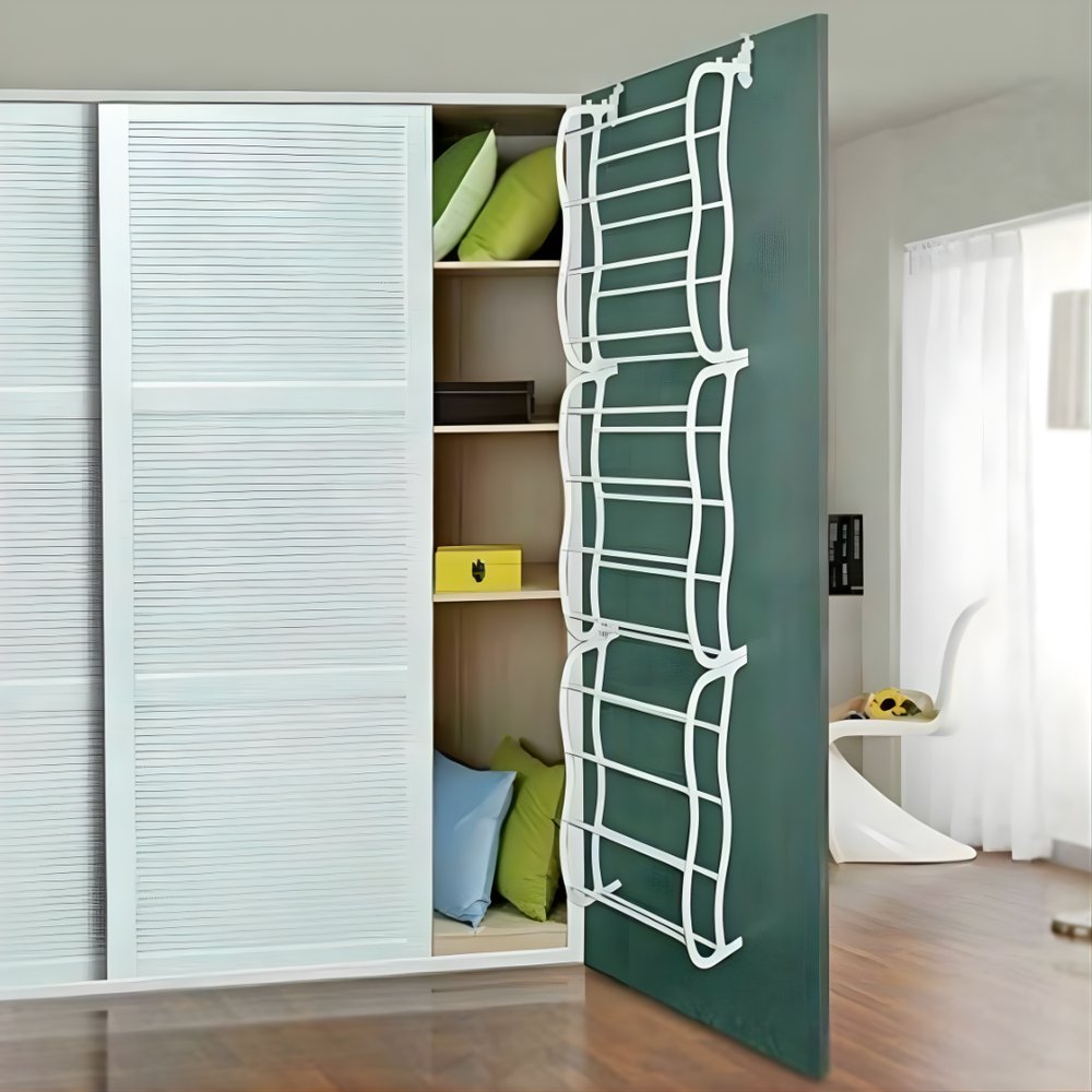 Sapateira Vertical de Parede e Porta para 36 Pares - Branca