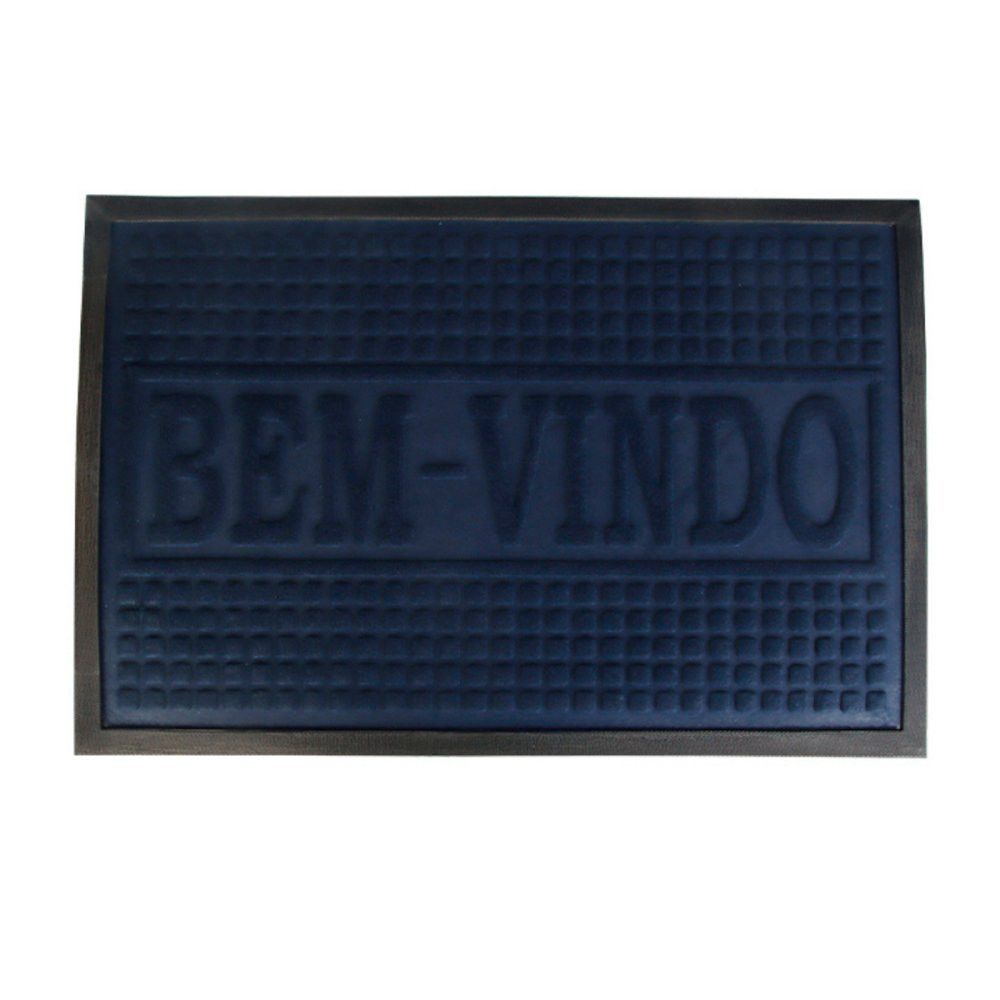 Tapete Retangular Bem Vindo 40x60cm - Sortido