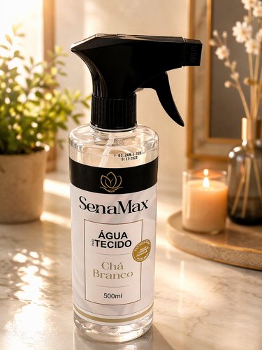 Agua para tecido Chá branco 500ml - Transparente