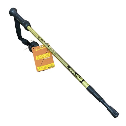Bastão Caminhada Trilha Anti-shock - Amarelo