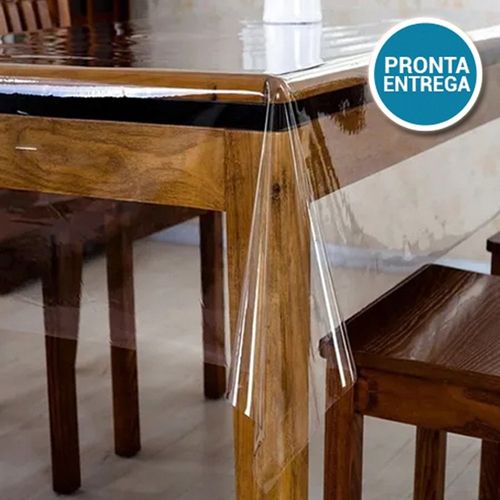 Toalha Protetor de Mesa 210x140m - Transparente