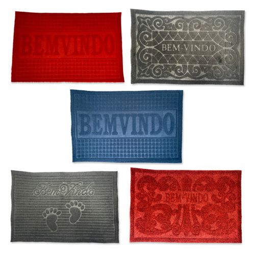Capacho 58x38 Antiderrapantes De Porta Pequeno - Sortidos