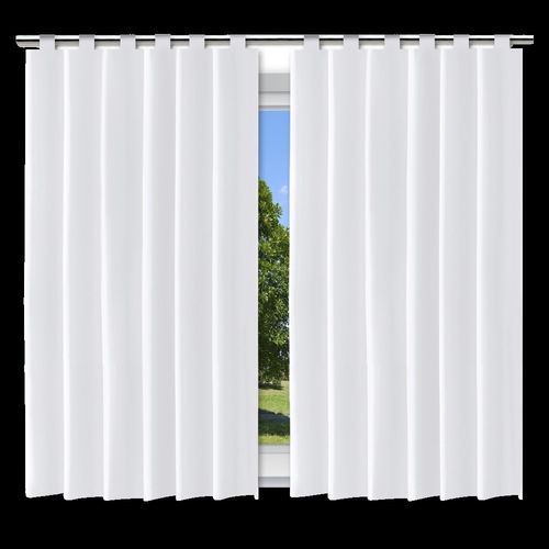 Cortina Blackout Branco - 280x200cm - c/ alça p/ varão