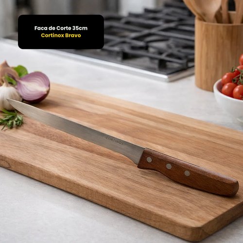 Faca de Corte 35cm Cortinox Bravo