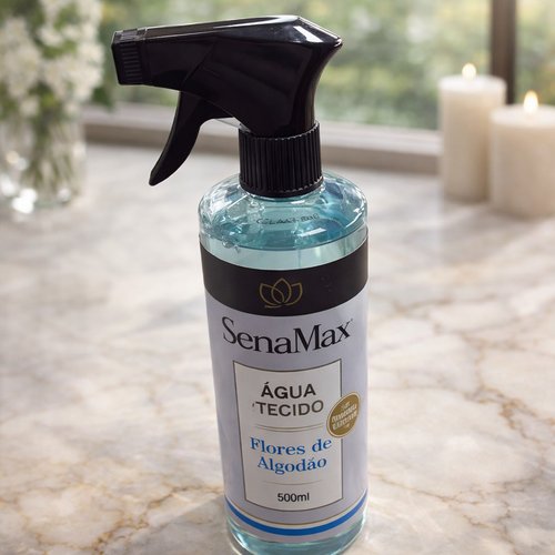 Agua para tecido flores de algodão 500ml /Azul