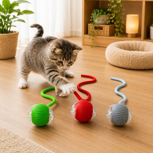 Brinquedo bola interativa que se movimenta - Sortido