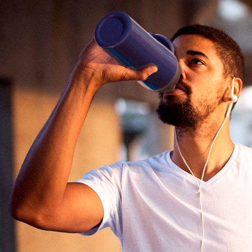 Copo Térmico Miami de 650ml com Parede Dupla Unitermi - Azul