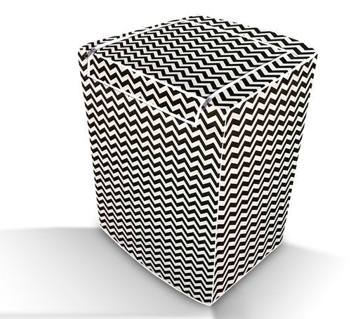 Capa de Maquina de Lavar Abertura Frontal Lavanderia com Ziper GG - Zig Zag