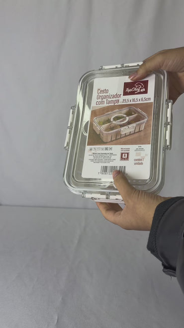 Cesto Organizador com Tampa