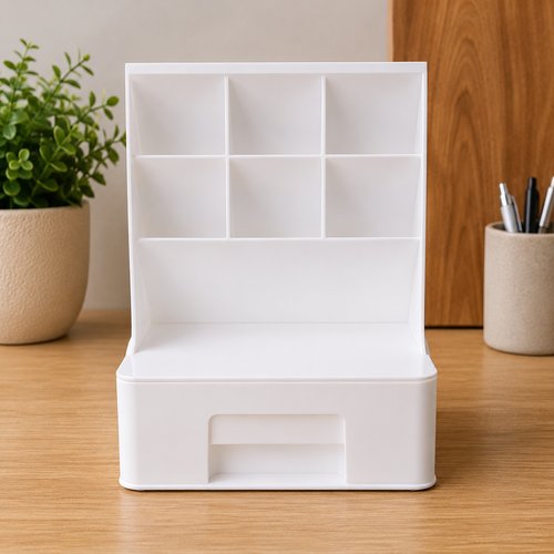 Organizador Multiuso de Mesa - Branca