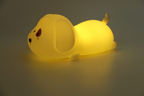 Luminária LED Cachorrinho de Silicone