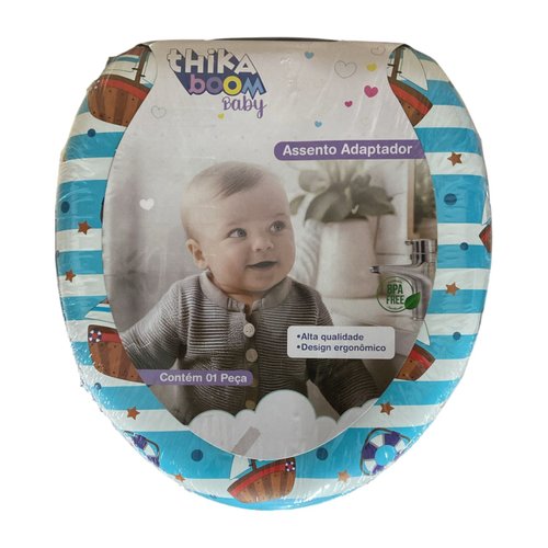 Assento Adaptador Infantil para Vaso Sanitário - Azul