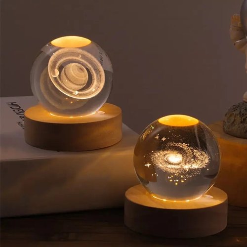 Luminária Bola de Cristal Galáxia