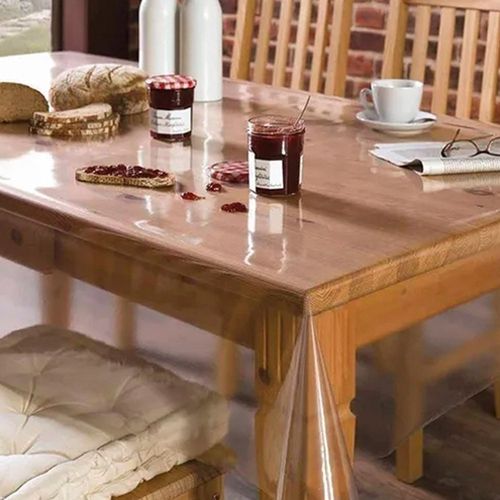 Protetor para Toalha de Mesa Quadrado - Transparente